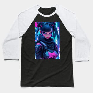 Cute cyberpunk girl Baseball T-Shirt